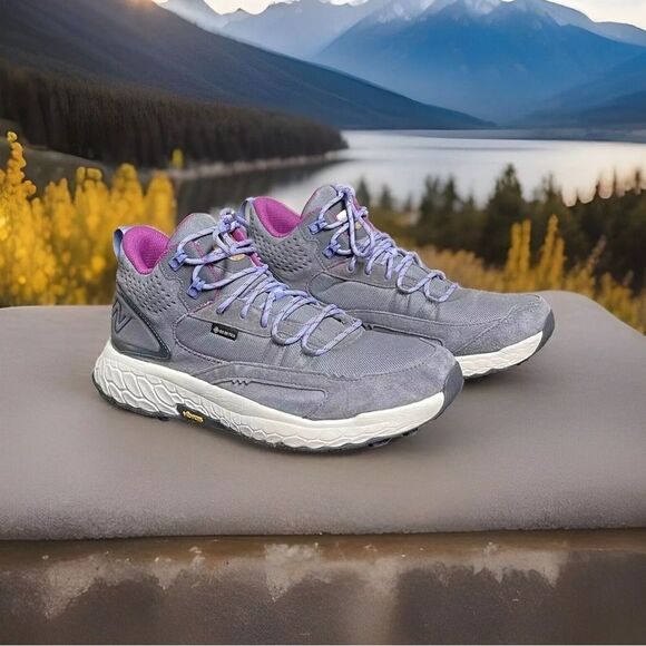 New Balance Fresh Foam X Hierro Mid Women's Gray Trail Running Shoes Size 10B - Picture 1 of 17